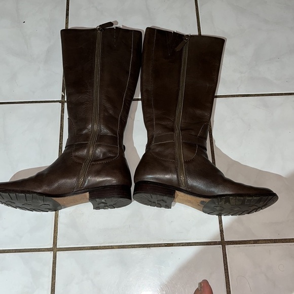 Cole Haan Women's Riding Boot Knee High Brown Leather Comfy - Picture 9 of 14